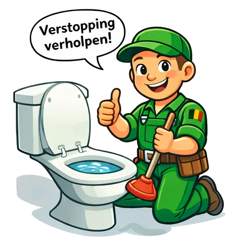 Wc verstopt Gooik